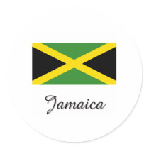 Jamaica Flag Design stickers