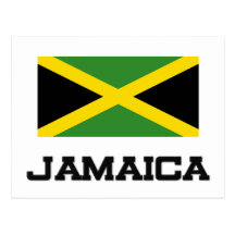 Jamaica Flag Post Card