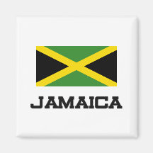 Jamaica Flag Refrigerator Magnet