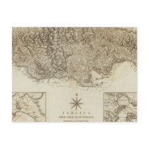 Jamaica from the latest surveys postcard