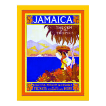 Jamaica ~ Gem of the Tropics ~ Vintage Travel posters