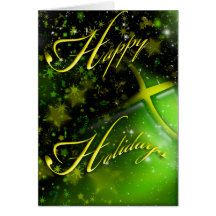 Jamaica Happy Holidays Christmas Greeting Card