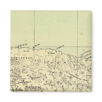 Jamaica Lithographed Map
