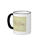 Jamaica Lithographed Map Coffee Mugs