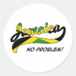 Jamaica Round Sticker