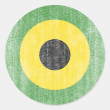 JAMAICA ROUND STICKERS