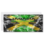 Jamaica Water splash Jamaica Flag Rack Card rack cards