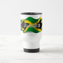 Jamaica Waving Flag Coffee Mug