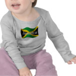 Jamaica Waving Flag T Shirts