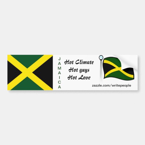Jamaican  bumper stickers-hot guys