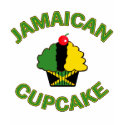Jamaican Cupcake in Jamaican colours t-shirts