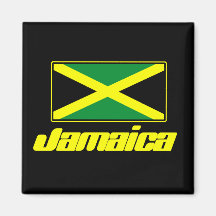 Jamaican Flag Fridge Magnet