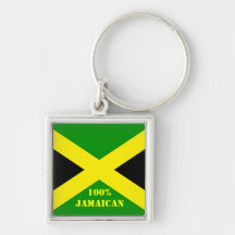 Jamaican Flag Keychain