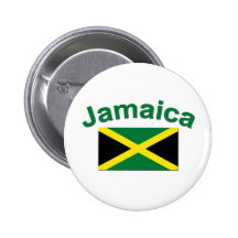 Jamaican Flag Pinback Button