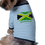 Jamaican grunge flag designs pet clothing