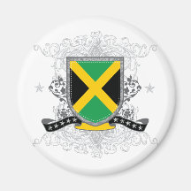 jamaicashield2 refrigerator magnet