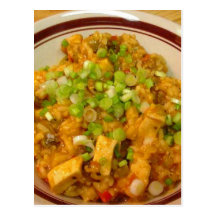 Jambalaya Cooking Dinner Food Postcard