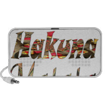 Jambo ! Hakuna Matata Laptop Speaker