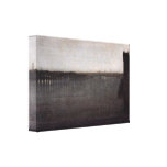 James Abbott McNeill Whistler - Nocturne in Grey Gallery Wrap Canvas