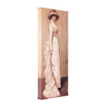 James Abbott McNeill Whistler - Nocturne in Pink Stretched Canvas Print