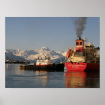 James Dunlap Tugboat in Dutch Harbour, Alaska Print