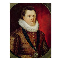 James I Postcard