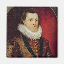 James I Refrigerator Magnet