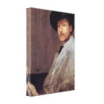 James McNeill Whistler - Portrait of the Artist Gallery Wrap Canvas