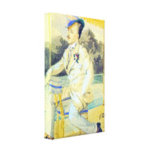 James Tissot - A dandy Gallery Wrap Canvas