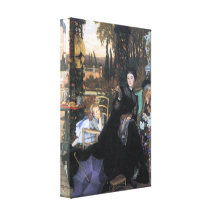 James Tissot - A widow Canvas Prints