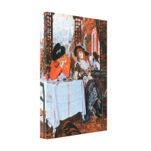 James Tissot - Breakfast Gallery Wrap Canvas