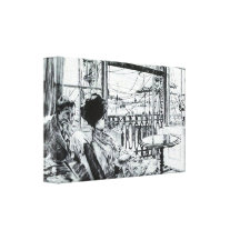 James Tissot - Ramsgate Stretched Canvas Print
