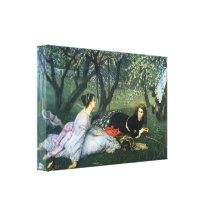 James Tissot - Springtime Canvas Prints