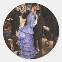 James Tissot The Bridesmaid Stickers