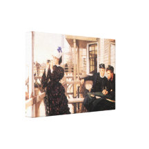 James Tissot - The daughter of the master Canvas Prints