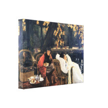 James Tissot - The end Canvas Print