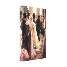 James Tissot - The fashionable woman Canvas Print