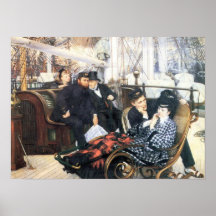 James Tissot - The last evening Poster