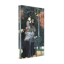 James Tissot - The shooting range Gallery Wrap Canvas