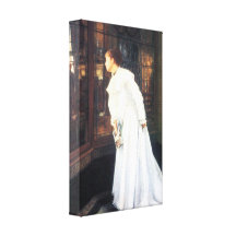James Tissot - Upstairs Gallery Wrapped Canvas