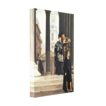 James Tissot - Visitors in London Gallery Wrapped Canvas