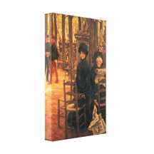 James Tissot - Without Aussteuer Canvas Print