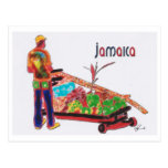 Jamican Cane Man Post Card