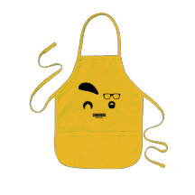 Jamie & Adam Silhouette Kid's Apron