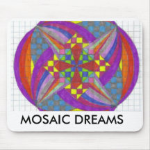 JAMIES BRAIN, MOSAIC DREAMS MOUSE MAT