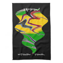 Jammin'   American Mojo Kitchen Towel, 16"x24" kitchen towels