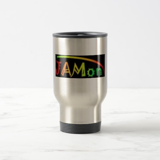 jamon travel mug black logo