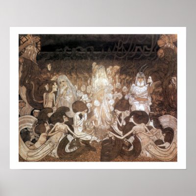 Jan Toorop The Three Brides Art Nouveau Poster