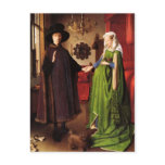 Jan van Eyck: Arnolfini Wedding Portrait Postcard