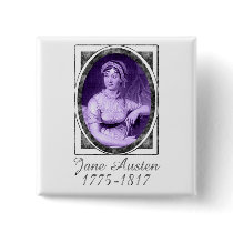 Jane Austen Pinback Buttons